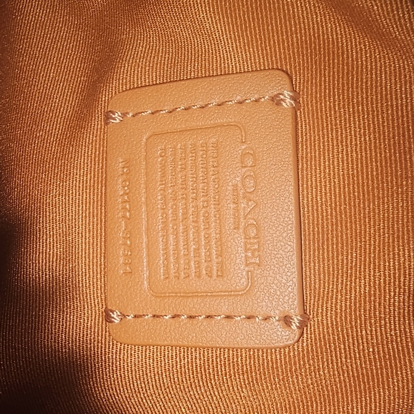 NEW Coach Pebble‎ Leather Serena Crossbody Bag - Mini/ Small Terracotta Color - Picture 6 of 10